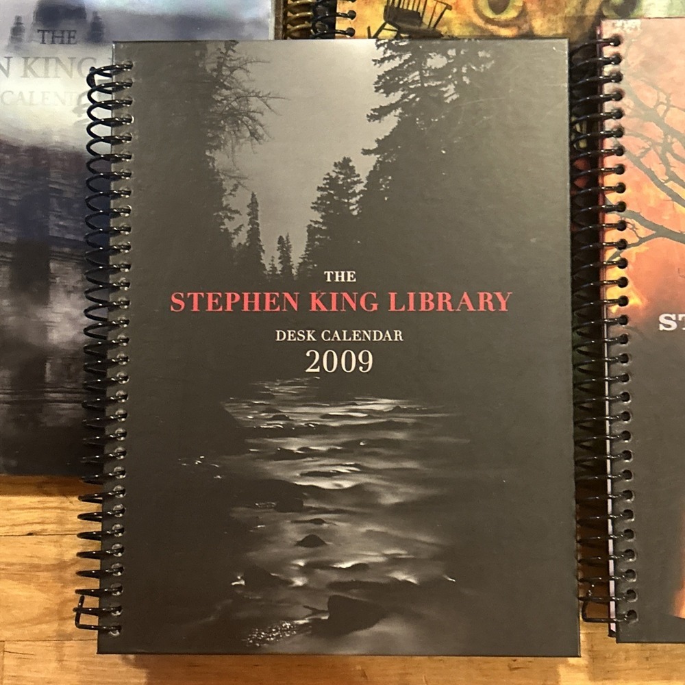 Lot of 8 Stephen King Library Desk Calendars 2007-2014 Hologram, Short Story - Picture 3 of 9